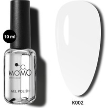Uravas Store Momo Professional Kalıcı Oje K002 Kireç Beyazı 4 ml