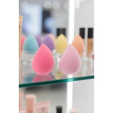 Uravas Store Miniso Lisanslı Şeftali Pembesi Makyaj Süngeri Seti – Eğimli Profesyonel Uygulama (2’li)