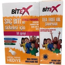 Uravas Store Bitex Bit Spreyi 100 ml ve Şampuan 150 ml Seti, Çelik Tarak Hediyeli