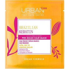 Uravas Store Urban Care Brezilya Keratin Düzleştirici Etkili Duş Öncesi Saç Bakım Maskesi 50 Ml-Vegan | Düzleştirici