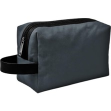Uravas Store Boldy Kozmetik Çantası-Tıraş Çantası-Seyahat Çantası-Makyaj Çantası-Traş-El Çantası-Handbag (Gri)