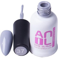 Uravas Store Anil Professional Cosmetics Kalıcı Oje Gri Renkler 10ML | Dayanıklı Kolay Uygulanan Trend Renkler | Hızlı Kuruma ve Parlaklık (Gri - 37)