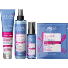 Uravas Store Urban Care Hyaluronik Asit & Kolajen Kuru ve Cansız Saçlara Özel Saç Bakım Seti 4'lü-Vegan