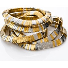 Diva Viva - Muse 5’li Gold & Silver Bileklik Seti