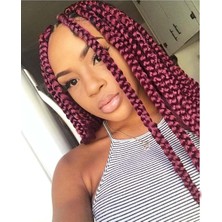 Uravas Store Afrika Örgüsü Sentetik Saç,rasta Saçı Bug No
