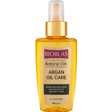 Uravas Store Bioblas Argan Yağlı Saç Bakım Yağı – Durulanmayan, Isıya Karşı Koruyucu, Onarıcı & Parlaklık Veren SERUM,%100 Besleyici Etki, 100 ml