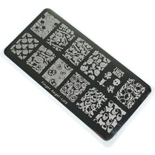 Uravas Store Nail Art Stamping Baskı Plakası FVL02