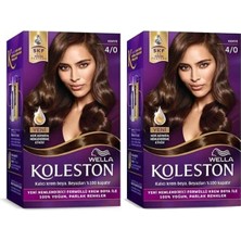 Uravas Store Koleston Kit Saç Boyası 4/0 Kahve x 2 Adet