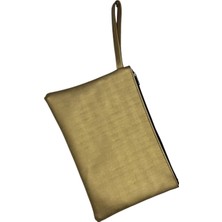 Uravas Store Croc MC01 Makyaj Çantası - El Çantası Gold