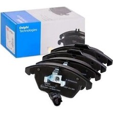 Uravas Store Volkswagen Caddy ile Uyumlu Ön Fren Balatası 2004-2010 Delphi Takım LP1837