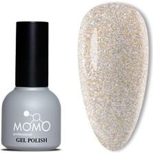 Uravas Store Momo Professional Disko Kalıcı Oje D002 Altın 10ML, Reflective Flash Gel Polish