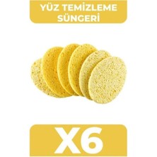 Uravas Store Fontenay Yüz Temizleme Süngeri [6 Adet] Set