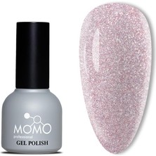 Uravas Store Momo Professional Disko Kalıcı Oje D005 Pembe 10 Ml, Reflective Flash Gel Polish