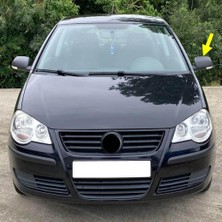 Uravas Store Sol Dış Dikiz Ayna Kapağı Siyah 1Z0857537 Vw Polo ile Uyumlu 2005-2009
