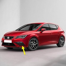 Uravas Store Ön Sol Sis Farı Çerçevesi Kapağı 5F0853665H Seat Leon 3 Fr ile Uyumlu 2017-2020