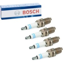 Uravas Store Bosch Hyundai Getz 1.3 1.4 (2003-2011 ile Uyumlu) 4'lü Buji Takımı FR8DCX+