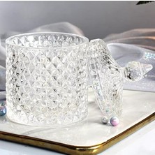 Uravas Store Lüks Kristal Cam Şekerlik Küçük 8 * 13CM