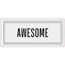 Uravas Store The Mia Dikdörtgen Servis Awesome - 35 x 16 cm