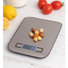 Uravas Store Hassas Mutfak Tartısı 5 kg - 1 gr Hassasiyet Paslanmaz Çelik (Pil Hediyeli)