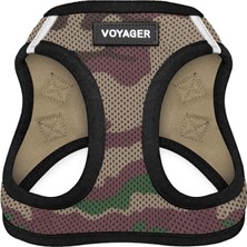 Uravas Store Voyager Step-In Air Dog Koşum Takımı - Best Pet Supplies Tarafından Küçük ve Orta Boy Köpekler Için Tüm Hava Koşullarına Uygun Örgü Yelek Koşum Takımı - Army Base, Xs