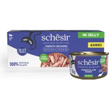 Uravas Store Schesir Yetişkin Kedi Konservesi 85 gr Ton Balıklı + Sığır Etli
