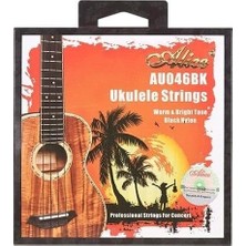 Uravas Store Alice AU046BK-C/CONCERT Ukulele Strings - Black