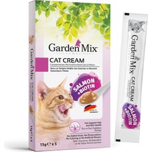 Uravas Store Garden Mix Kedi Kremasi Somon+Biotin 15GR*5