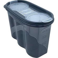 Uravas Store Buffer® 2 Kapaklı Ölçekli Erzak Saklama Kabı - 1,2 Litre - SA930