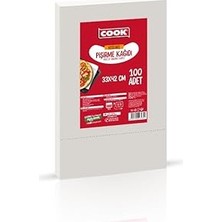 Uravas Store Cook Edt Kesilmiş Pişirme Kağıdı, 33 x 42 Cm, 100 Yaprak