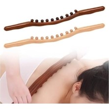 Uravas Store 60 cm Doğal Ahşap Masaj Sopası