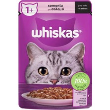 Uravas Store Whiskas Somonlu Poşet Yaş Mama 85 G Tekli Paket