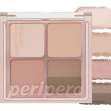 Uravas Store Peripera Mat, Parıltılı Tonlarda 5'li Far Paleti Ink Pocket Shadow Palette(04 You Know What Mute Is)