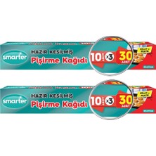 Uravas Store Smarter 2 Paket (30 Adet x 2) Yağlı Pişirme Kağıdı Hazır Kesilmiş