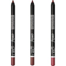Uravas Store Emily Dudak Kalemi 3'lü Set NO:203-217-226