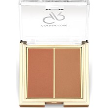 Uravas Store Golden Rose Iconic Blush Duo No: 03 Rosy Bronze - Ikili Mat ve Saten Allık
