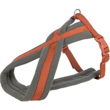 Uravas Store Trixie Premium Köpek Yürüyüş Göğüs Tasması M 45-80 cm / 25 mm Turuncu