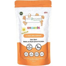 Uravas Store Soul Kitchen Organik Bebek Sabah Maması Tahıl Bazlı B1 Vitaminli Ek Gıda 5 Tahıl Unlu Karışım 250GR