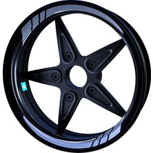 Uravas Store Moto Gp Iç Jant Şeridi Sticker Reflektif, Floresan, Özel Renkler Çınar Extreme