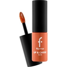 Uravas Store Flormar Lip & Cheek Tint - Mat ve Kalıcı Su Bazlı Likit Dudak/yanak Renklendiricisi 003 Aprıcot Marmalade