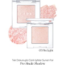 Uravas Store Clıo Inci Işıltılı Kremsi Dokuya Sahip Tekli Far Clıo Pro Single Shadow (23FW) (G03 Pin Light)