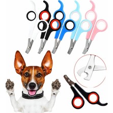 Uravas Store Kedi Köpek Tırnak Makası, Renkli Paslanmaz Çelik Tırnak Kesici, Evcil Hayvanlar Için Güvenli ve Ergonomik Tırnak Makası, Kedi, Küçük Köpek ve Tavşanlar Için Uygun Asorti Çok Renkli