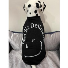 Uravas Store Yeni Sezon Köpek ve Kedi Kıyafeti - Siyah Beni Siz Delirttiniz Xl Beden
