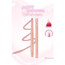 Uravas Store Peripera, Dolgunlaştırıcı Dudak Kalemi Puffy Plumping Dew Lip Pencil (05 Peach Oat)