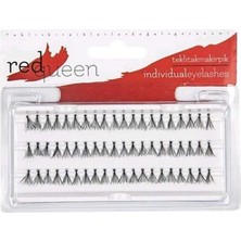 Uravas Store Red Queen Tekli Takma Kirpik Orta Boy Siyah RQ-1421M