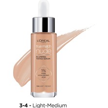 Uravas Store L'oreal Paris True Match Nude Serum Fondöten 3-4 Light Medium, 30 ml