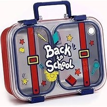 Uravas Store 700 ml Iki Bölme Paslanmaz Çelik Bento Lunch Box Yeni Nesil Sefer Tası Metal Kaşık Hediyeli FF7155