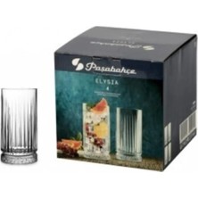 Uravas Store Pasabahce Elysia 520015-4LÜ Su Bardağı 435 cc Orjin. Kutulu 4905894052052
