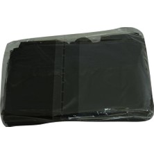 Uravas Store Küçük Boy Atlet Geri Dönüşüm Granül Çanta Poşet 40X25 cm Kalın Siyah 1000 gr 1 Paket