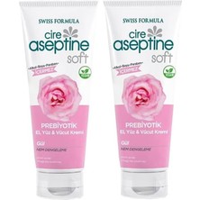 Uravas Store Cire Aseptine Soft Prebiyotik Nemlendirici Bakım Kremi Gül 75 ml x 2 Adet