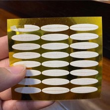 Uravas Store Mor Salkım Home Göz Kapagı Kaldırma Bantdı Küçük Boy 96 Adet (Beyaz)+24 Büyük (Beyaz)
